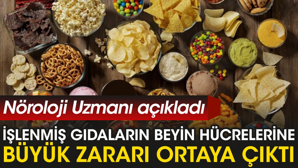 Nöroloji Uzmanı açıkladı. İşlenmiş gıdaların beyin hücrelerine büyük zararı ortaya çıktı