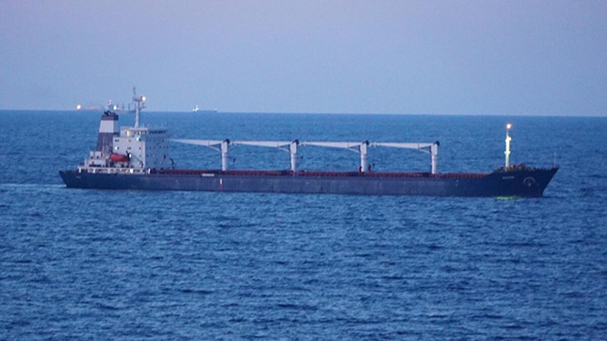 Son dakika... Ukrayna'dan yola çıkan tahıl gemisi İstanbul Boğazı'nda demirledi