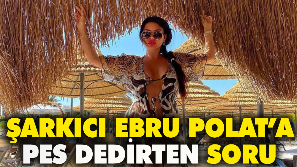 Şarkıcı Ebru Polat takipçisinden gelen bir soruyu okuyunca ''Pes artık''dedi