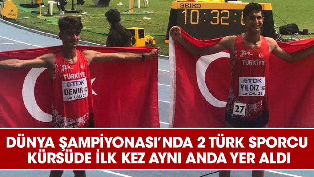 U20 Dünya Şampiyonası’nda 2 Türk sporcu kürsüde ilk kez aynı anda yer aldı