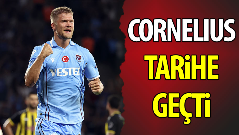 Trabzonsporlu Cornelius tarihe geçti