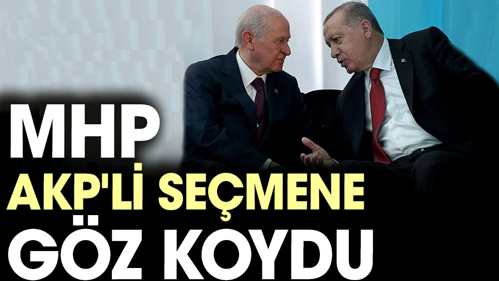 MHP AKP'li seçmene göz koydu