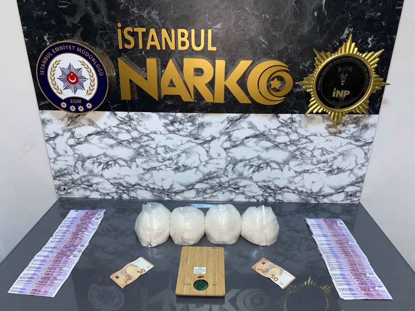 İstanbul’da 4 kilo uyuşturucu ele geçirildi