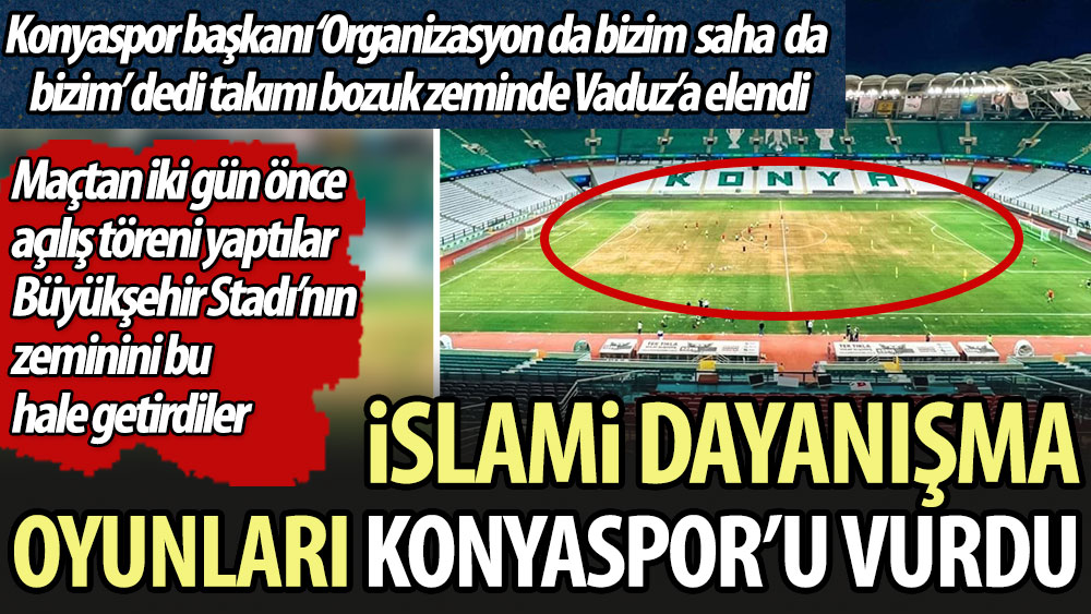 İslami Dayanışma Oyunları Konyaspor'u vurdu