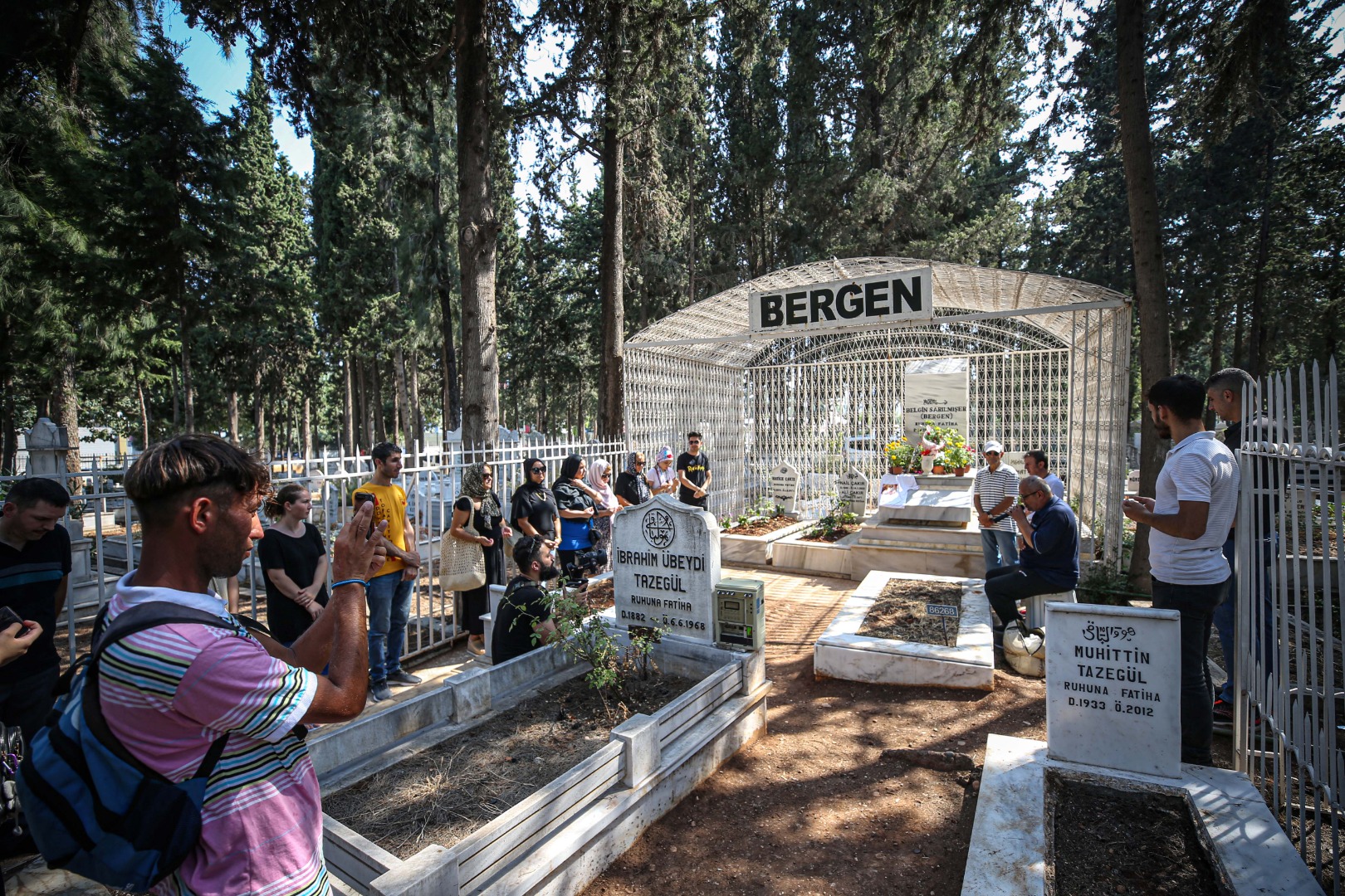 Bergen Mersin'deki mezarı başında anıldı