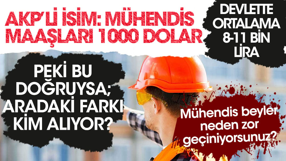 AKP'li belediye meclis üyesinden akıllara zarar iddia! ''Türkiye'de mühendis maaşı 1000 dolar''