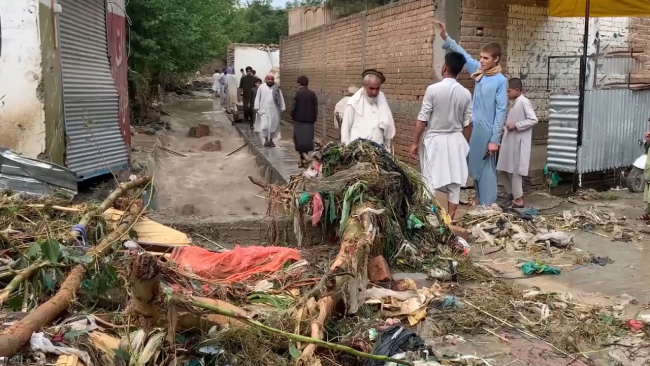 Afganistan'da sel. 8 ölü