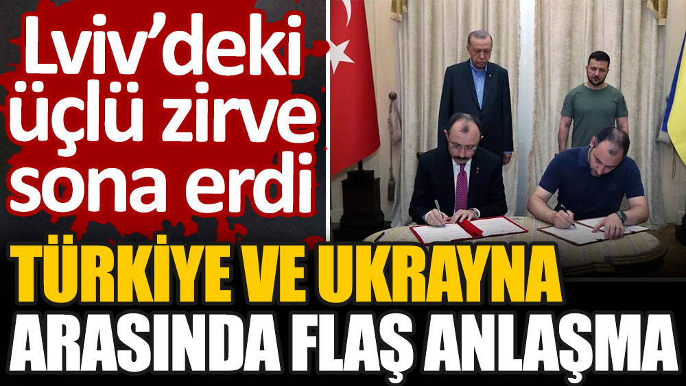 Lviv'deki üçlü zirve sona erdi. Türkiye ve Ukrayna arasında flaş anlaşma