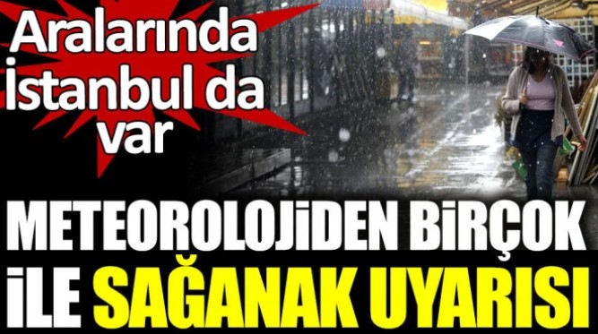 Flaş... Flaş... Sağanak yağış geri dönüyor. İstanbul için tarih verildi