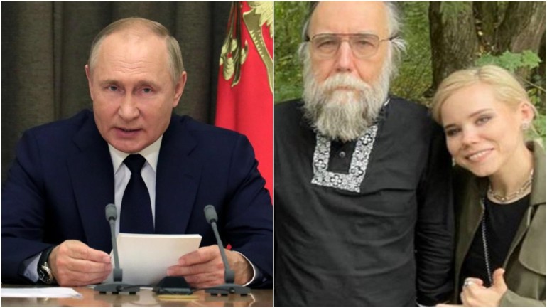 Putin'den Dugin ailesine taziye mesajı