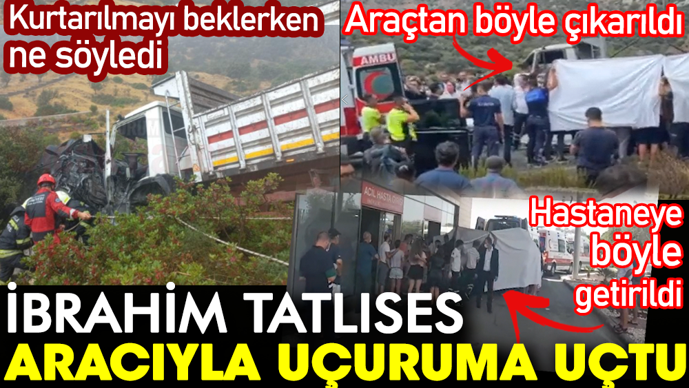 İbrahim Tatlıses Bodrum'da aracıyla uçuruma uçtu. Kurtarılmayı beklerken ne söyledi