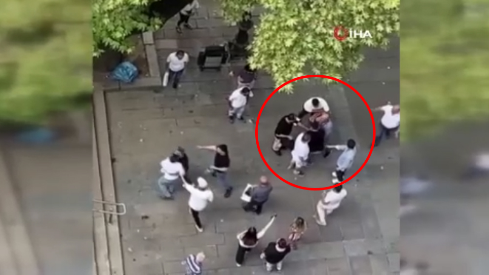 Ankara’da taciz iddiasıyla linç edilmeye çalışılan şahıs kamerada