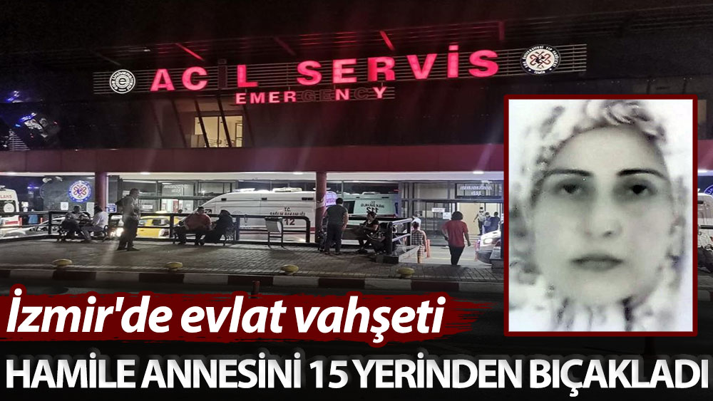 İzmir'de evlat vahşeti: Hamile annesini 15 yerinden bıçaklandı