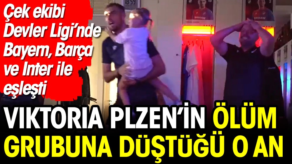 Ölüm grubuna düşen Viktoria Plzen oyuncuları korkuyu endişeyi birlikte yaşadı. O anlar sosyal medyada gündem oldu