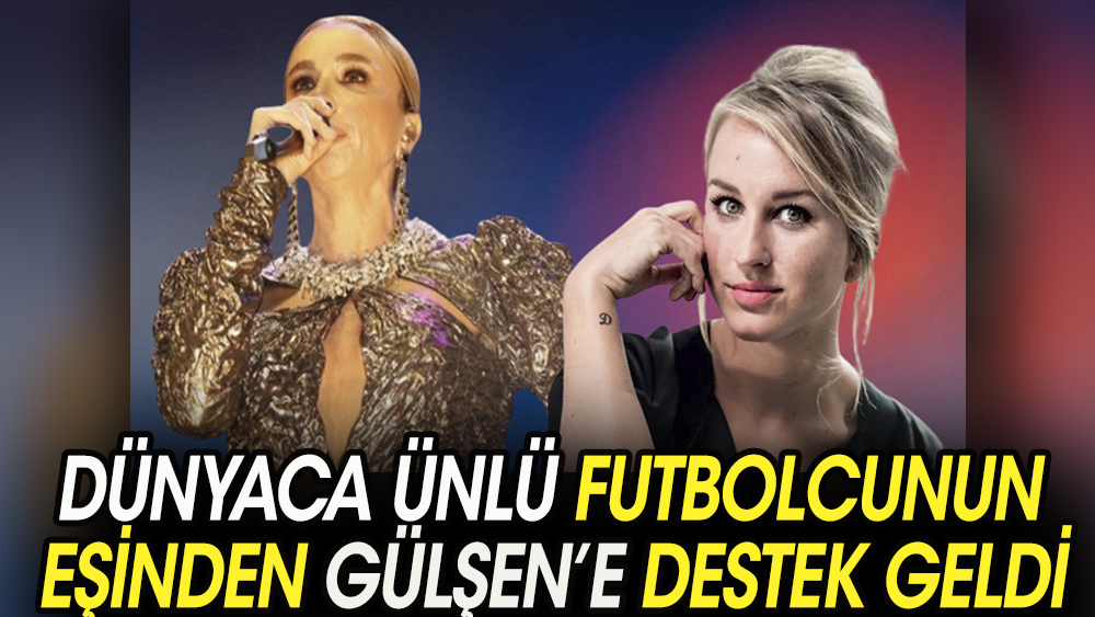 Galatasaraylı Dries Mertens'in eşinden Gülşen'e destek