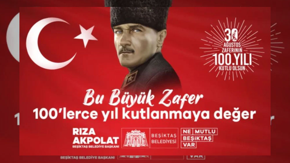 Zaferin 100. yılı Beşiktaş’ta Zafer Yürüyüşü Ve Kenan Doğulu Konseri ile kutlanacak
