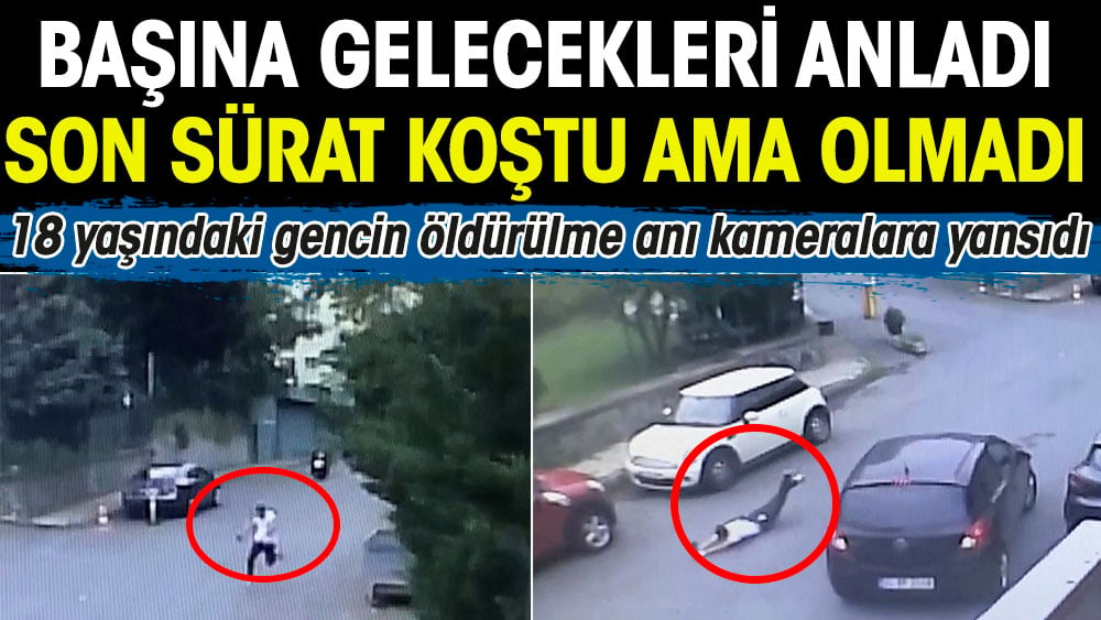 Başına gelecekleri anladı son sürat koştu ama olmadı