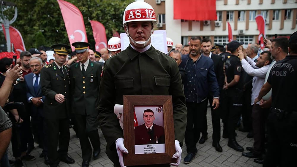 Şehit Piyade Uzman Çavuş Ümit Kesti, memleketi Ordu'da son yolculuğuna uğurlandı