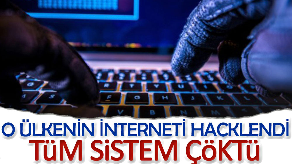 O ülkenin interneti hacklendi. Tüm sistem çöktü