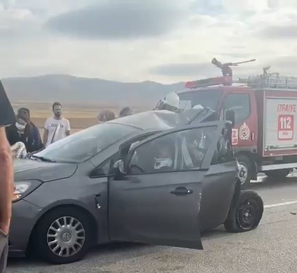 Eskişehir’de kamyon otomobile arkadan çarptı: 1 ölü, 3 ağır yaralı