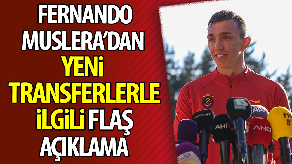 Muslera'dan yeni transferlerle ilgili flaş açıklama