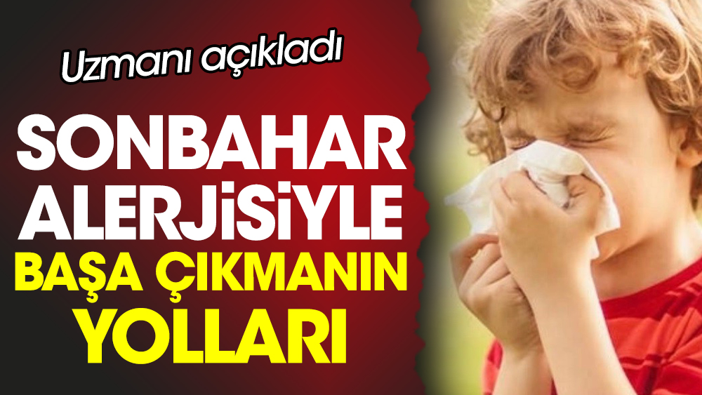 Sonbahar alerjisiyle başa çıkmanın yolları. Uzmanı açıkladı