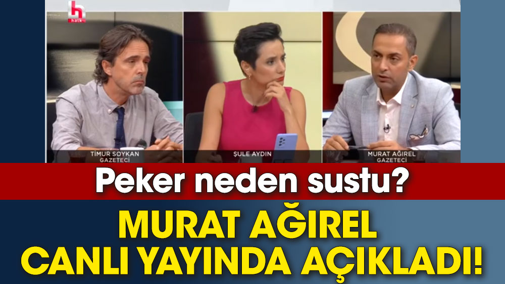 Sedat Peker neden sustu. Murat Ağırel canlı yayında açıkladı.