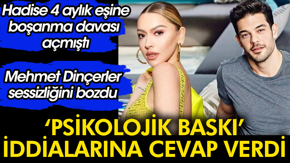 Mehmet Dinçerler sessizliğini bozdu! ‘Psikolojik baskı’ iddialarına cevap verdi 