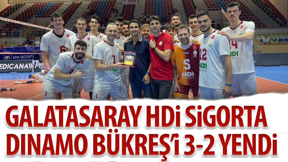 Galatasaray Dinamo Bükreş'i 3-2 yendi