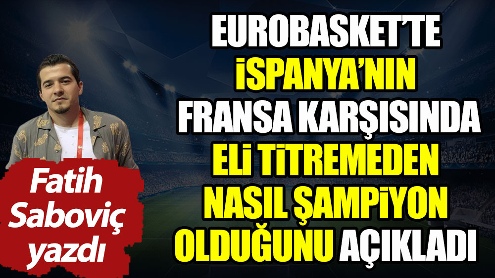 EuroBasket 2022 şampiyonu İspanya