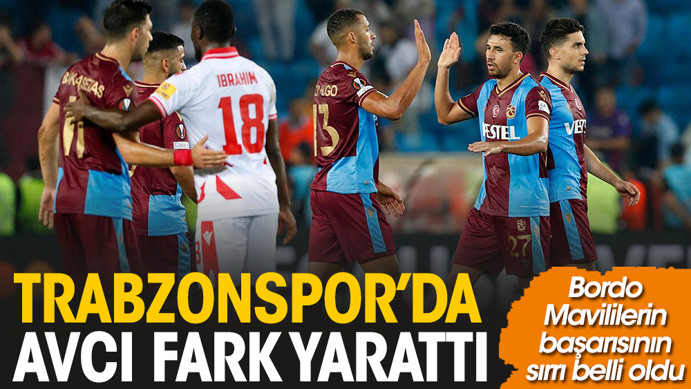 Trabzonspor'un başarısındaki sır belli oldu