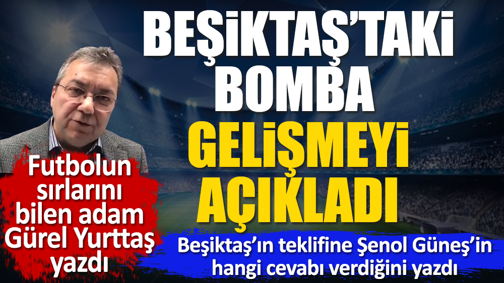 Beşiktaş'taki bomba gelişme