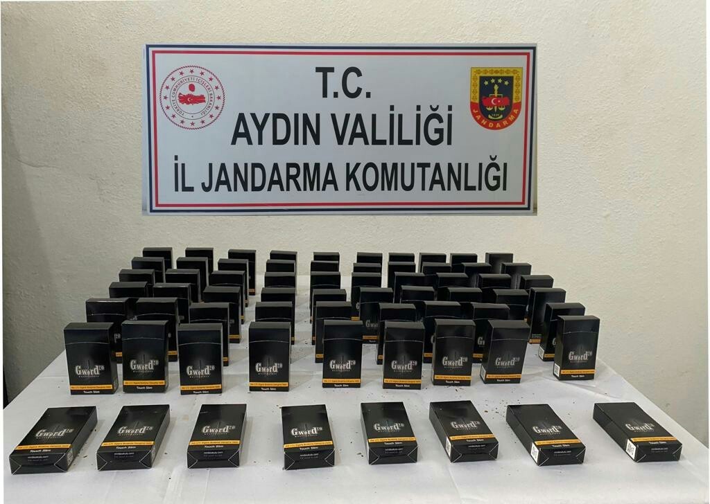 Aydın'da 1340 adet bandrolsüz sigara ele geçirildi