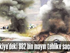 Türkiye’deki 982 bin mayın tehlike saçıyor