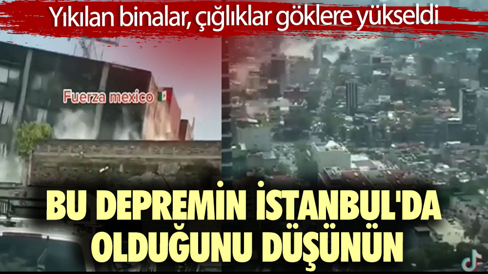 Bu depremin İstanbul’da olduğunu düşünün