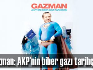Gazman: AKP’nin biber gazı tarihçesi