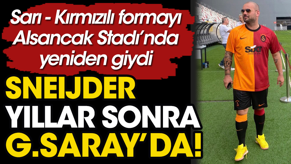 Galatasaray'ın eski yıldızını yeniden Alsancak Stadı'nda görenler şaşırdı