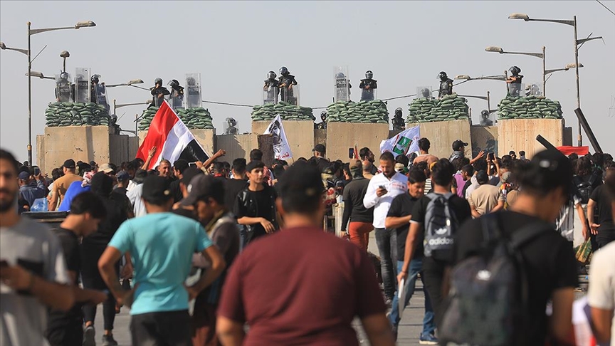 Bağdat’taki ''Ekim gösterilerinde'' 50 kişi yaralandı