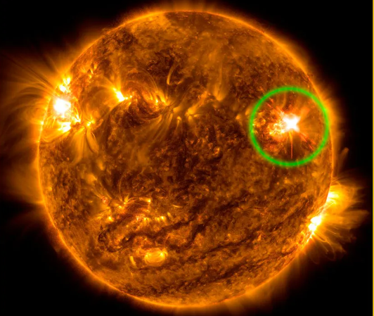 NASA yeni bir güneş patlaması görüntüsü kaydetti