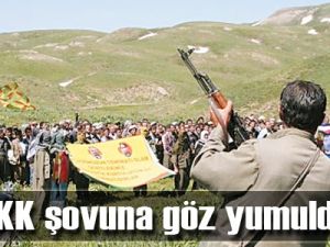 PKK şovuna göz yumuldu