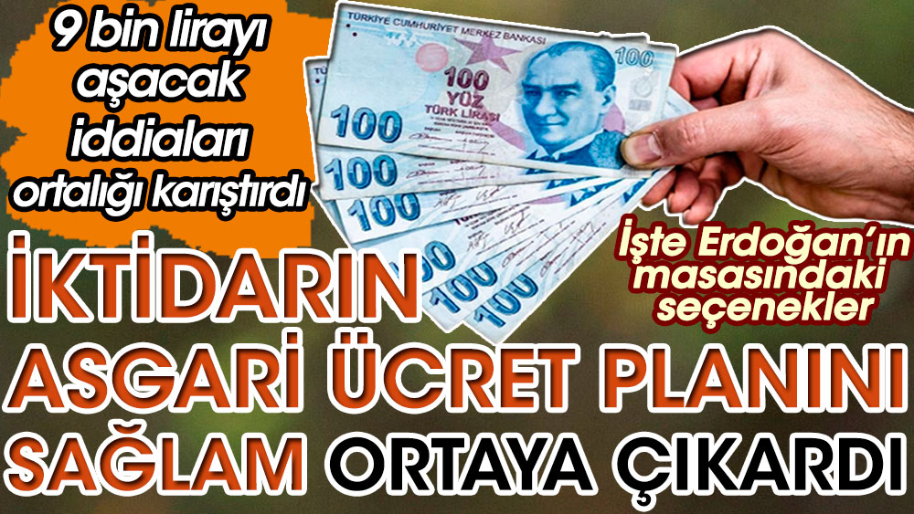 İktidarın asgari ücret planını Sağlam ortaya çıkardı! İşte Erdoğan’ın masasındaki seçenekler