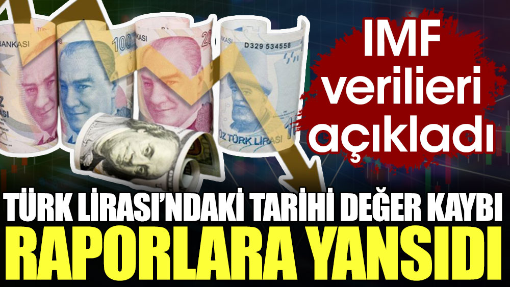 Türk Lirası'ndaki tarihi değer kaybı IMF raporlarına yansıdı