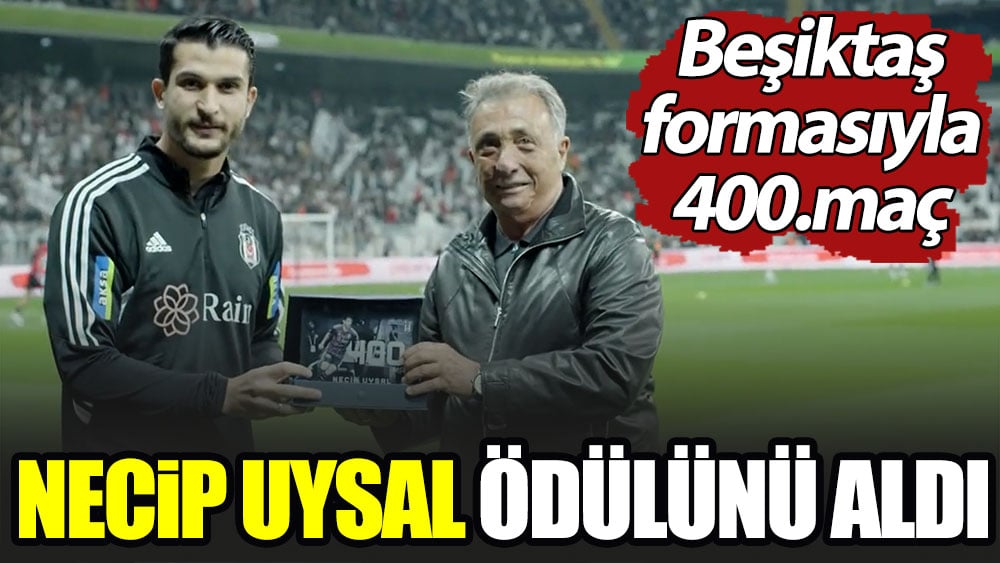 Trabzonspor derbisi öncesi Necip Uysal'a plaket