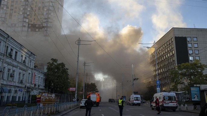 Kiev'e insansız hava araçlarıyla saldırı