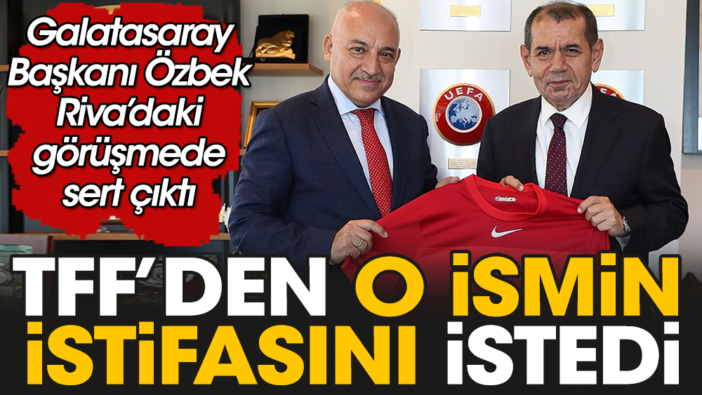 Federasyonda taşlar yerinden oynayacak. Dursun Özbek TFF Başkanı'ndan istifa istedi. Etmezse...