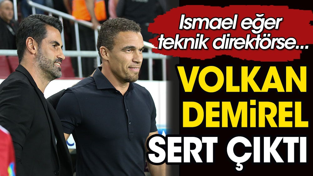 Volkan Demirel: Ismael eğer teknik direktörse müdahale etmeliydi