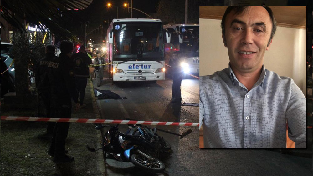 Yolcu otobüsüyle motosikletin çarpıştığı kazada bir kişi öldü!