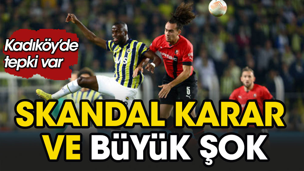 Kadıköy'de skandal gol kararı ve büyük şok