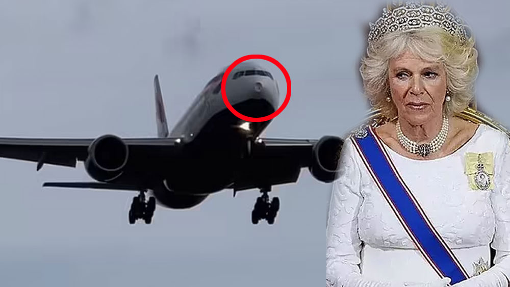 İngiltere Kralının eşi Camilla havada dehşeti yaşadı