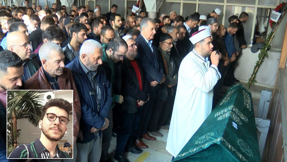 Motosiklet kazasında hayatını kaybeden Muhammet Eyüp Ensar Turanoğlu  son yolculuğuna uğurlandı